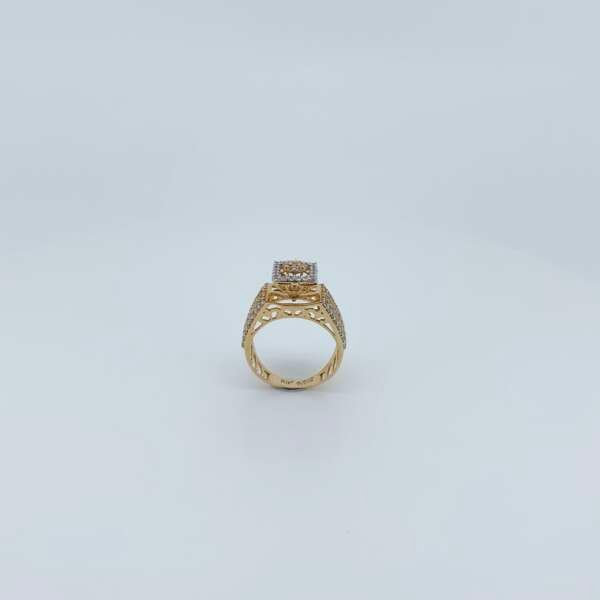 Radiant Aura Diamond Ring