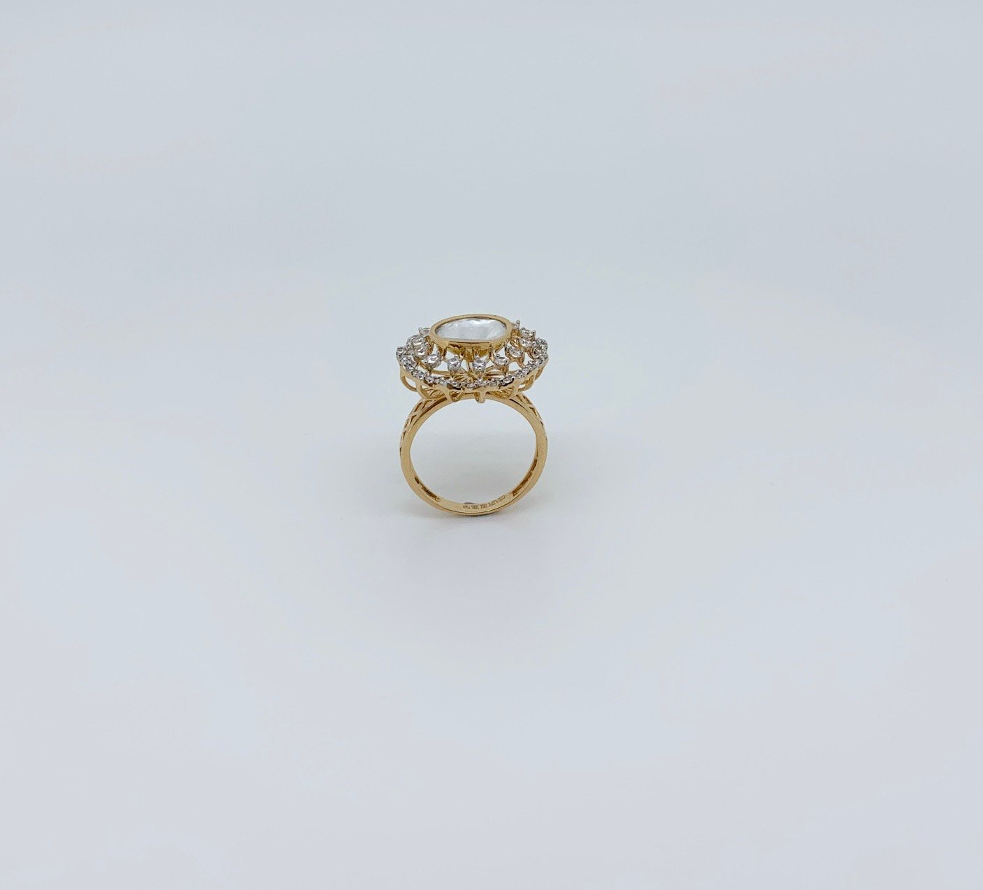 Floral Flare Diamond Ring - Image 2