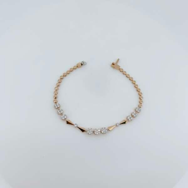 Linear Elagance Diamond Bracelet