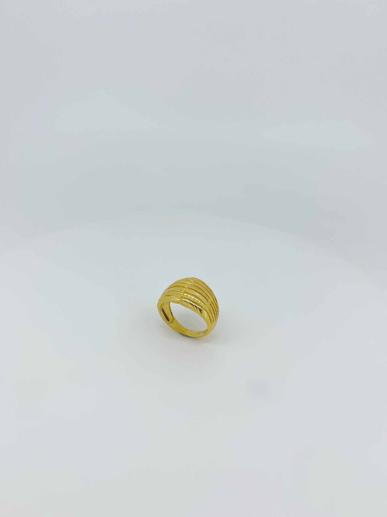 22K Refined Layered Gold Ring - Image 2