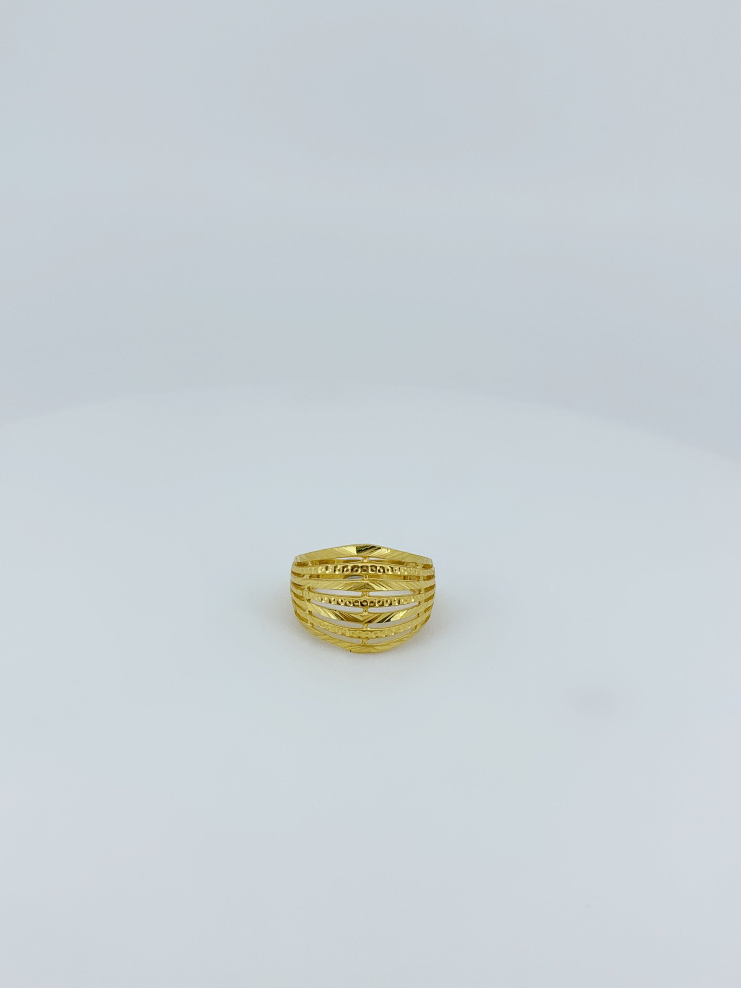 22K Refined Layered Gold Ring - Image 3